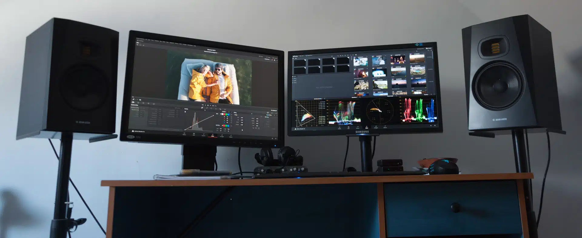 Station de post-production chez Girwet production