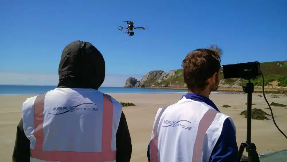 Tournage drone avec Aeroptique